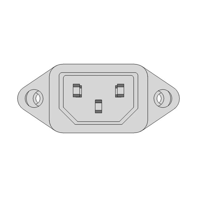 Power Supply Male Connector - Standard Mechanical Component