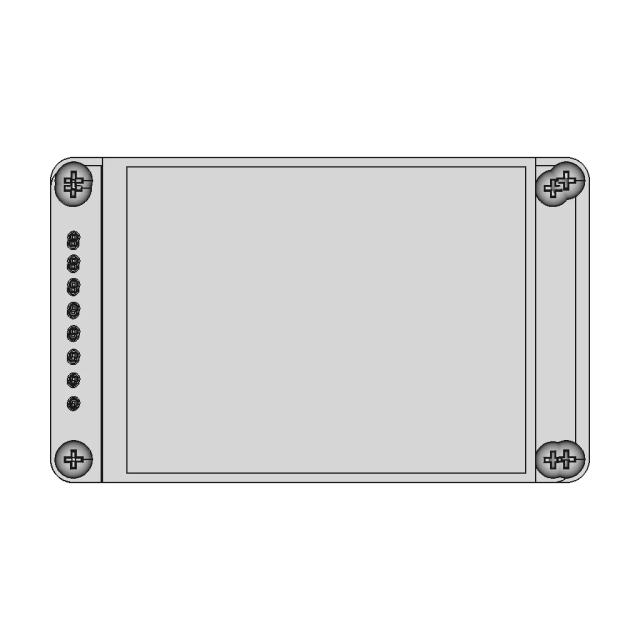 2Inch Ips Lcd Module Waveshare 240X320 - Downloadable CAD Representation
