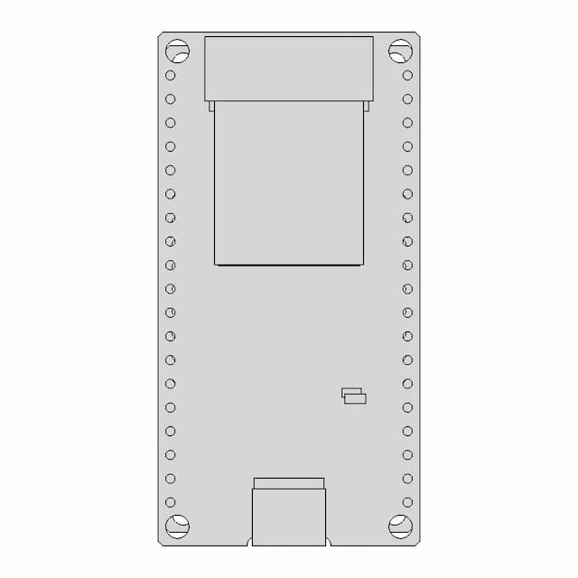Esp-32 Nodemcu Development Board Devkit C V4 - Standard Mechanical Component