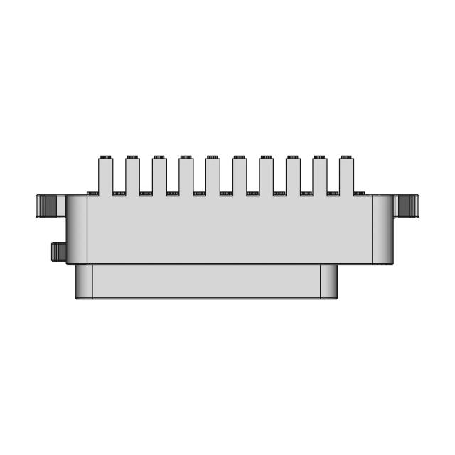 Female Scart 90 Degree Connector Reverse Direction - Downloadable CAD Representation