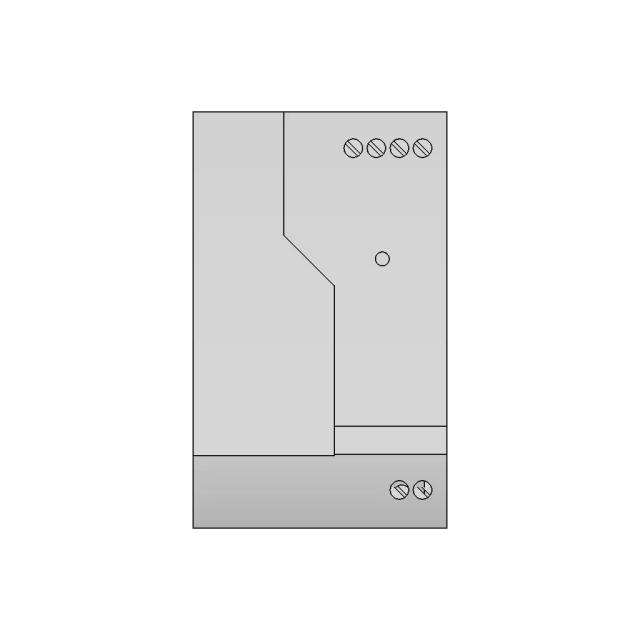 Uno-Ps-1Ac-24Dc-100W - Downloadable CAD Representation