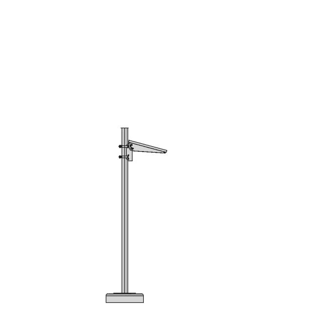 Side Mounted Solar Brackets | High-Quality CAD Model