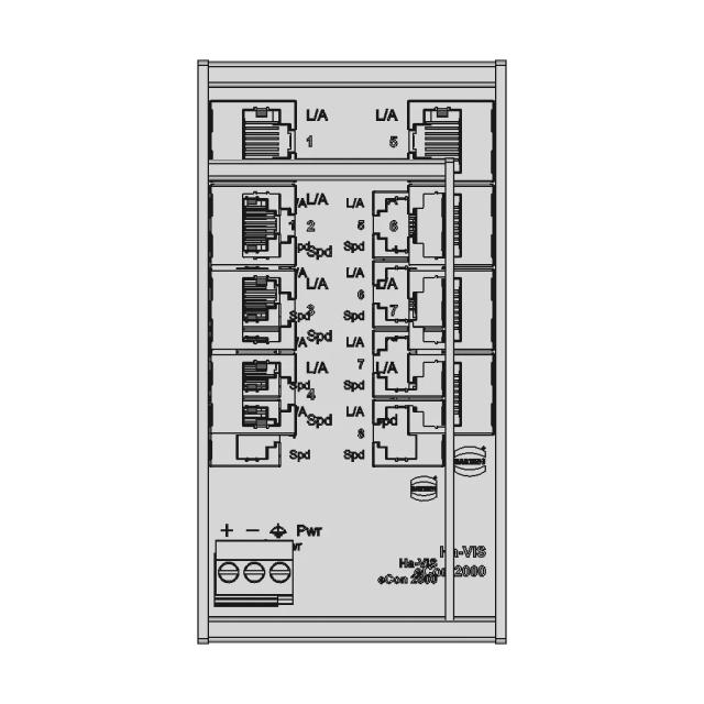 Ha-Vis Econ 2080Gbt-A (Harting) | High-Quality CAD Model