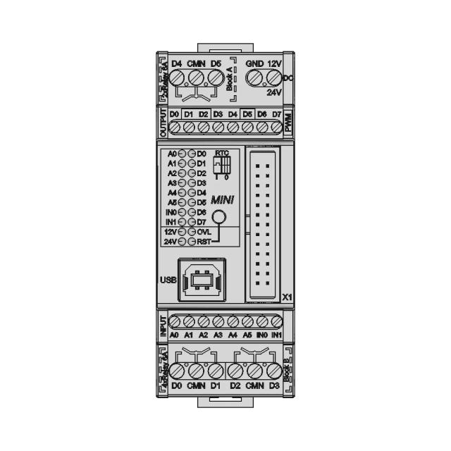 Controllino Mini (100-000-00) - Downloadable CAD Representation