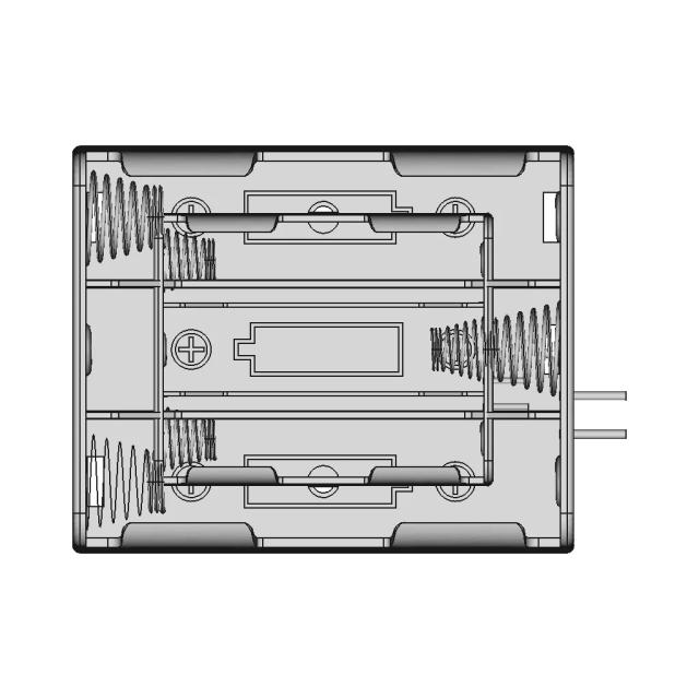 Battery Case For 3 18650 Lion - Standard Mechanical Component