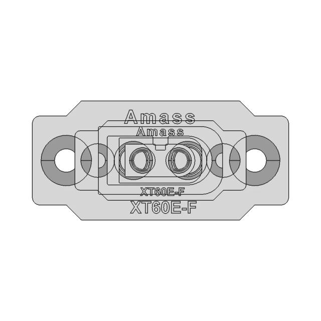 Amass Xt60E-F | 3D Engineering Design File