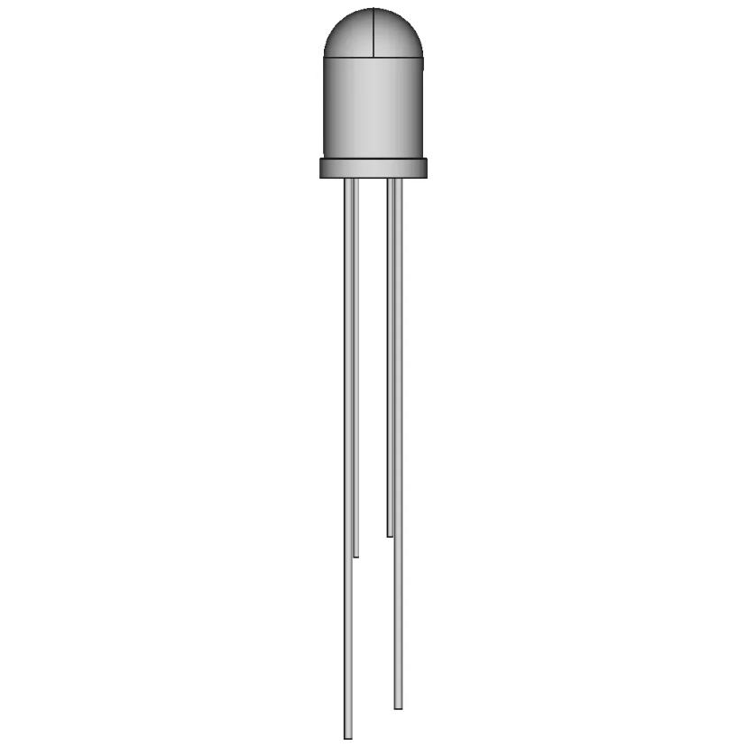 Led 5Mm Red | 3D Engineering Design File
