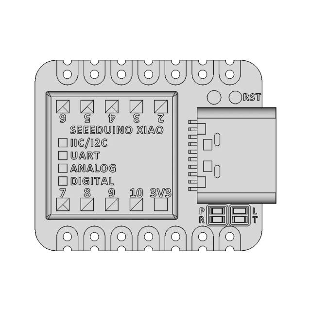 Seeed Studio Xiao Samd21 Aka Seeeduino Xiao - Downloadable CAD Representation