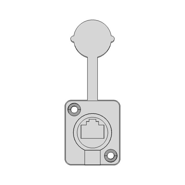 Rj45 Connector - Downloadable CAD Representation