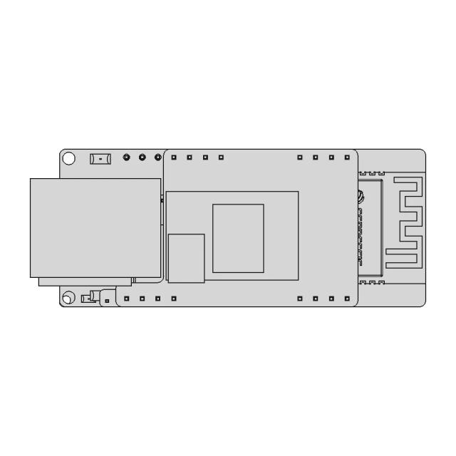 Wt32-Eth01-Evo Poe | 3D Engineering Design File