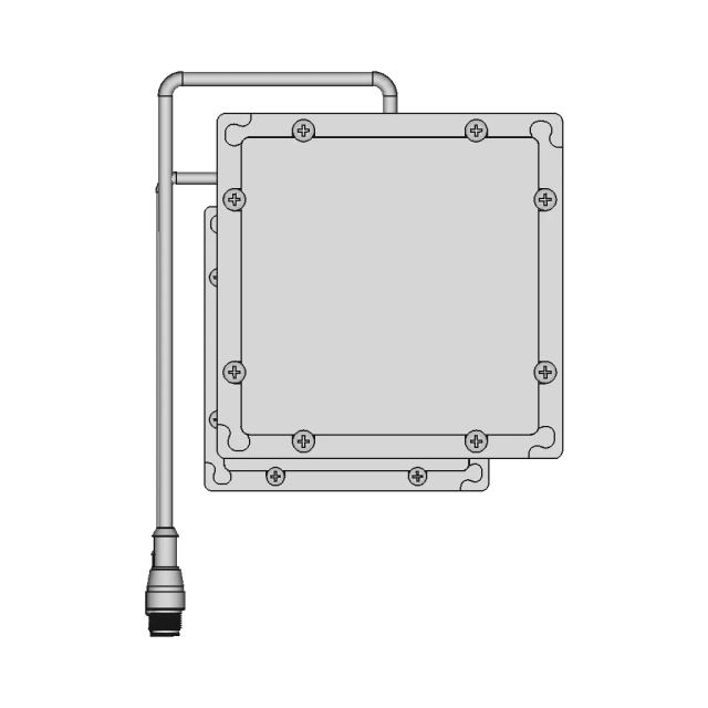 4″ X 4″ Monster Series Back Light - Downloadable CAD Representation