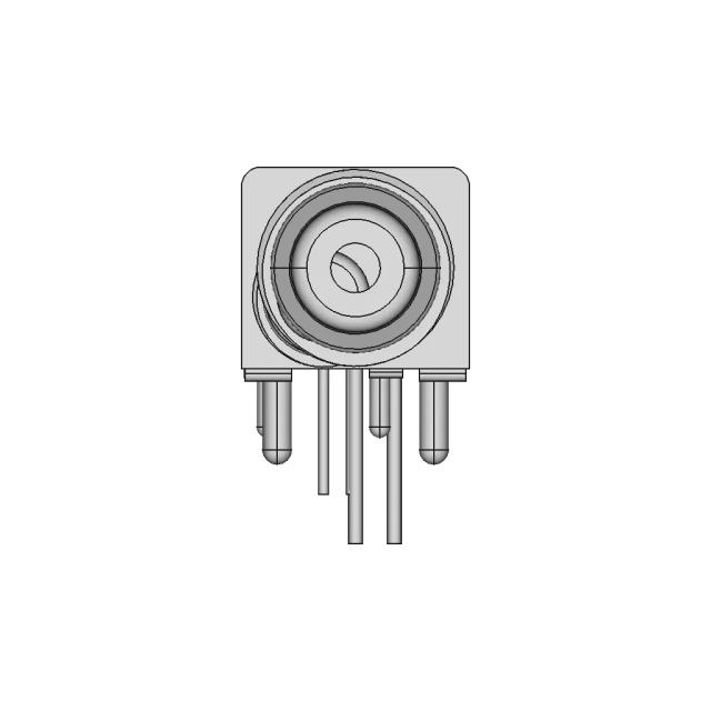 Pcb Panel Mount 90 Degree 1-Rca (Aec Rj-255) | High-Quality CAD Model