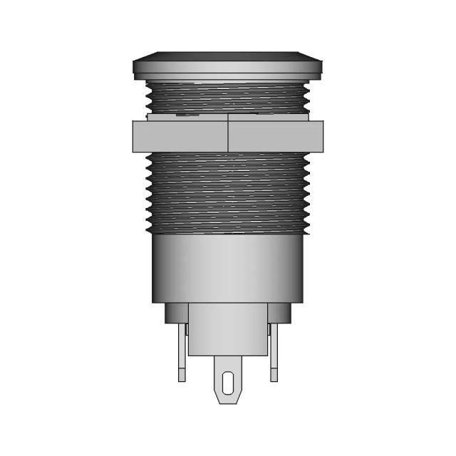12Mm Metal Push Button Switch With Led | 3D Engineering Design File