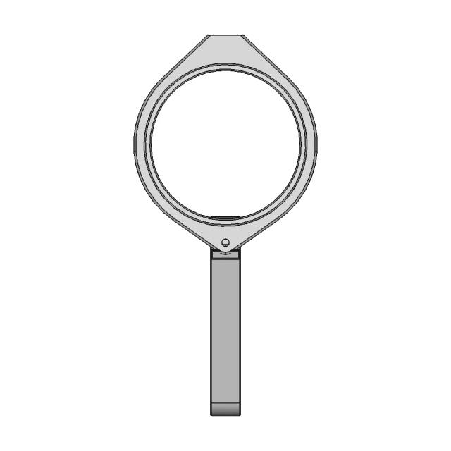 Highsider Lamp Holder Set Xs For 47-54 Mm Forks - Downloadable CAD Representation