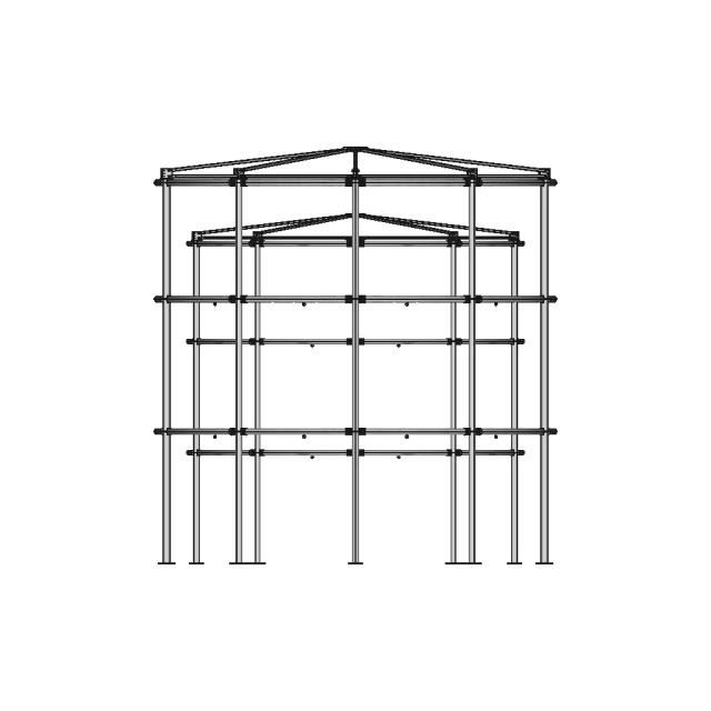 Каркасное Разборное Строение | High-Quality CAD Model