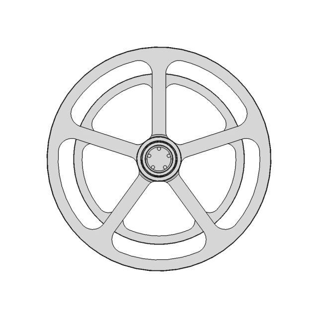 Cable Unwinding Wheel | High-Quality CAD Model