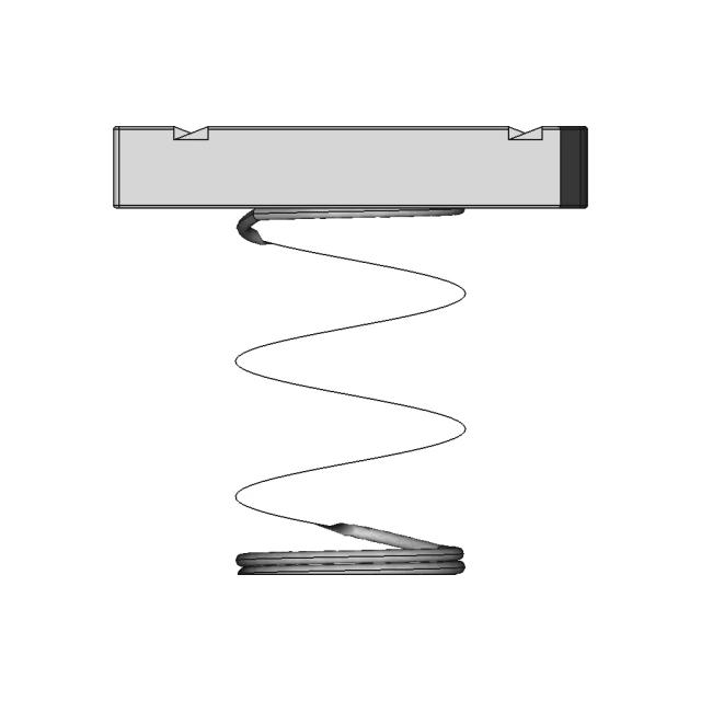 Spring Nut 10Mm - Downloadable CAD Representation
