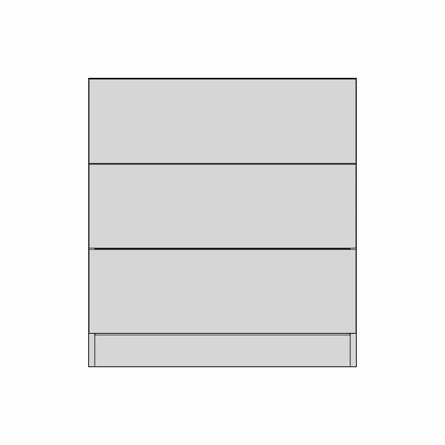 Base Cabinet W32 H34.5 D24 | 3D Engineering Design File