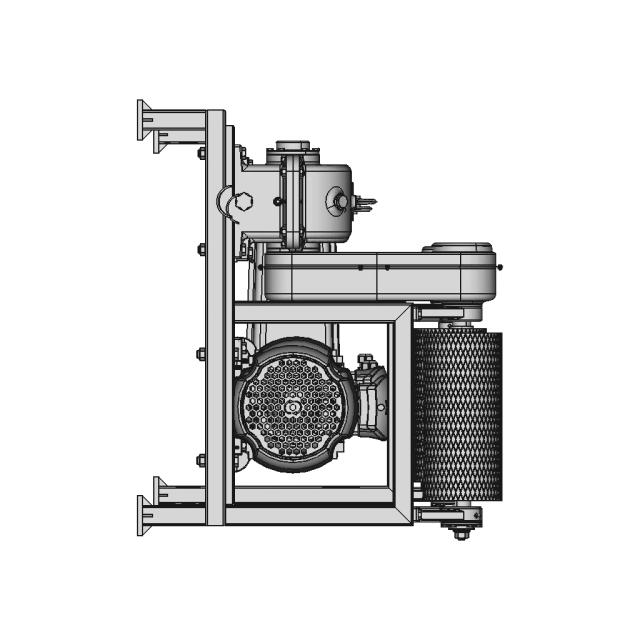 Bevel-Front Gearbox - Downloadable CAD Representation