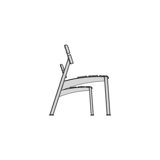 Bench Number 16 | High-Quality CAD Model