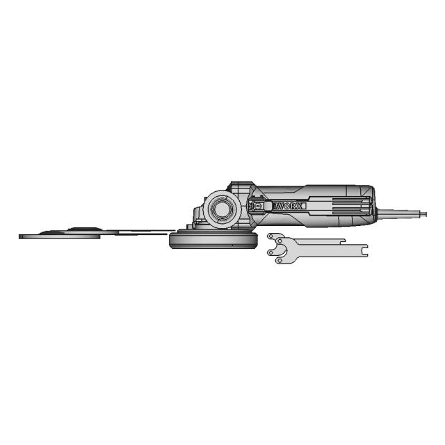 Angle Grinder Worx Wx718 - Standard Mechanical Component