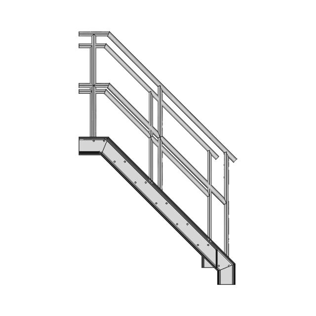 Steel Stair - Standard Mechanical Component