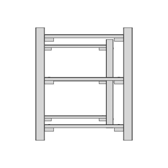 Shelf Wooden - Downloadable CAD Representation