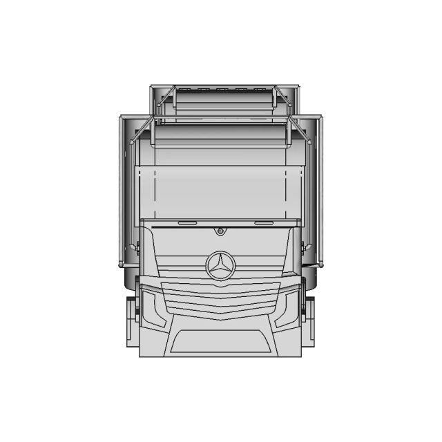 Mercedes Truck Actros Cabin | 3D Engineering Design File