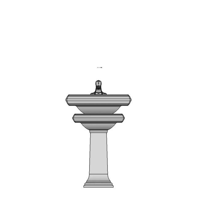 Pedistal Sink | High-Quality CAD Model