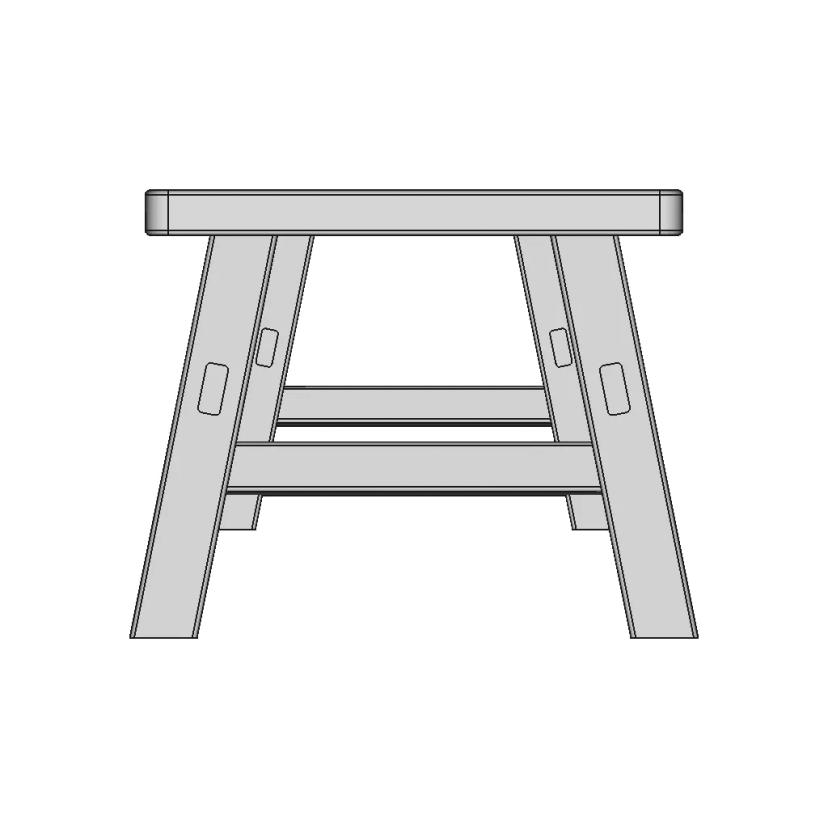 Wood Chair - Standard Mechanical Component