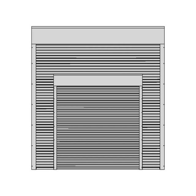 Over Head Roll Up Door | 3D Engineering Design File