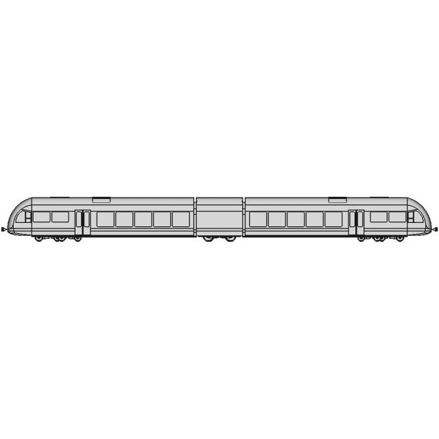 Stadler Gtw 2/6 Railcar - Arriva - Standard Mechanical Component