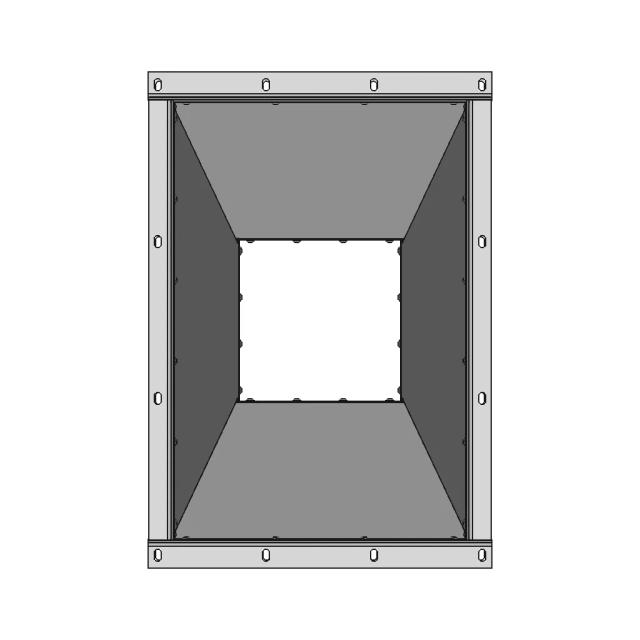 Chain Conveyor Double-Run 10'' 21M Rear Right Drive Assembly - Downloadable CAD Representation