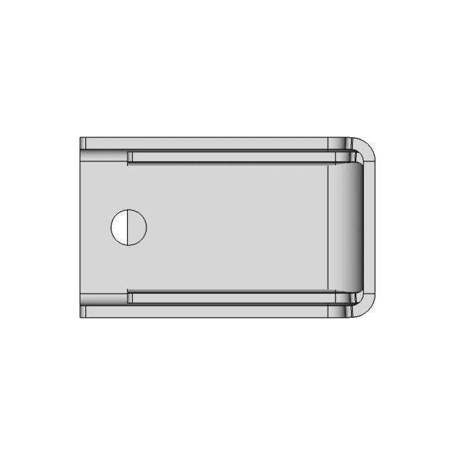 L Bracket 50X50 Collared | High-Quality CAD Model