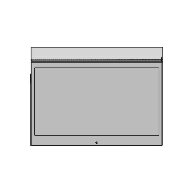 65" Flat-Panel Monitor Enclosure - Downloadable CAD Representation