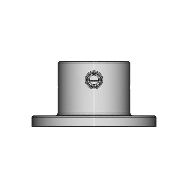 Wall Flange For 1.5 Inch Rail Pipe | 3D Engineering Design File