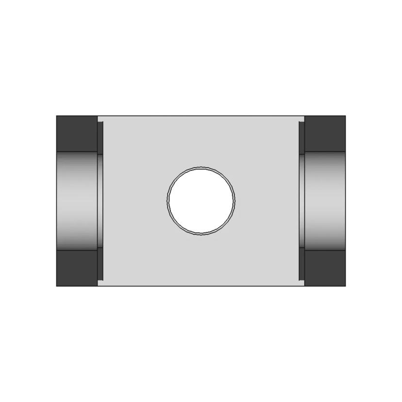 Compact Mounting Bracket With Dual Flange Design | 3D Engineering Design File