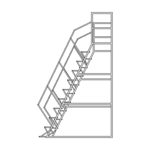 3.5Mtr Movable Ladder. | 3D Engineering Design File