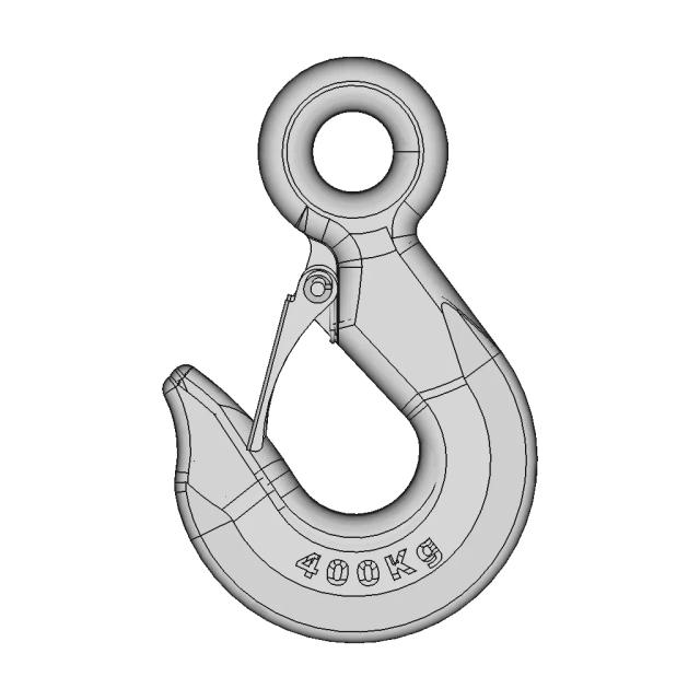 Hook 400Kg (Arebos, Güde, Einhell) | High-Quality CAD Model