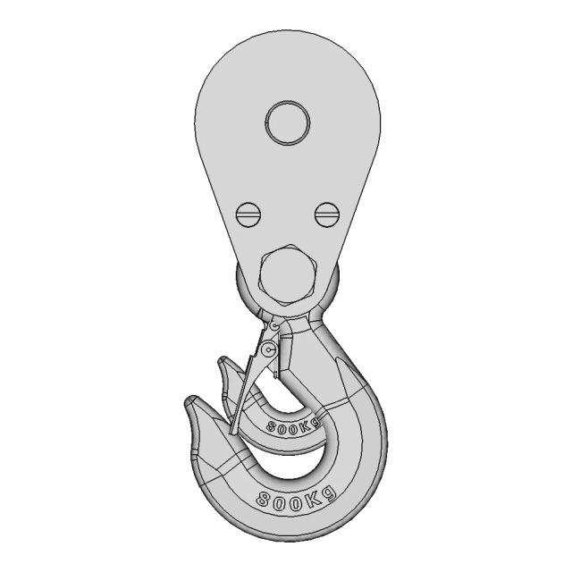 Hook, Winch (Arebos, Güde, Einhell) | 3D Engineering Design File