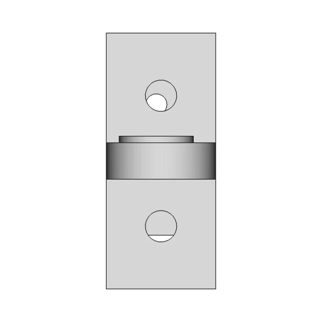 Mounting Bracket With Cylindrical Support Hole | High-Quality CAD Model