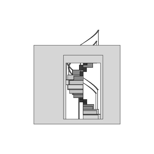 Spiral Staircase | High-Quality CAD Model