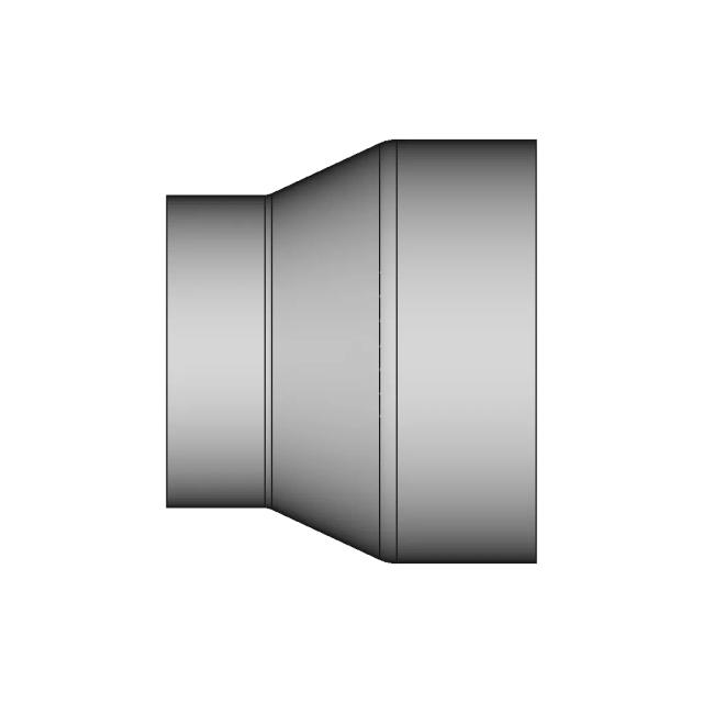 103 Mm Od To 76 Mm Od Air Duct Adapter | High-Quality CAD Model