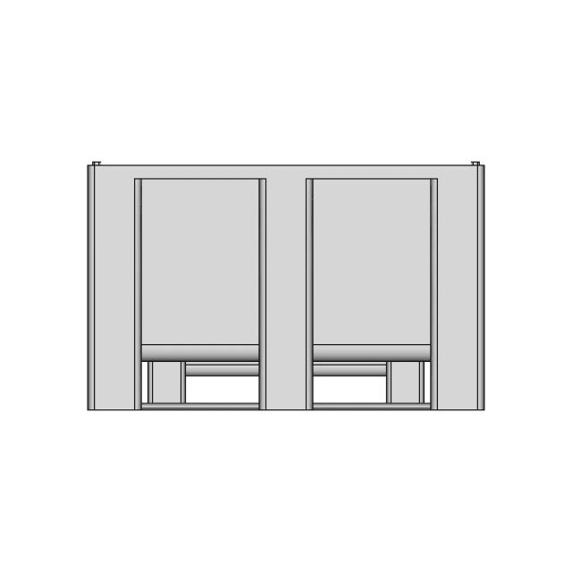 Plastic Pallet Box 1200X1000 - Standard Mechanical Component