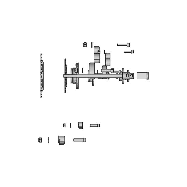 Radaufnahme Hinten - Standard Mechanical Component