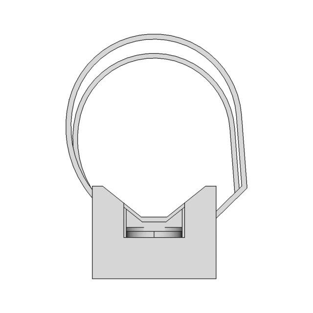 Ремешок-Опора Для Труб И Кабеля Prnt 16-32 | 3D Engineering Design File