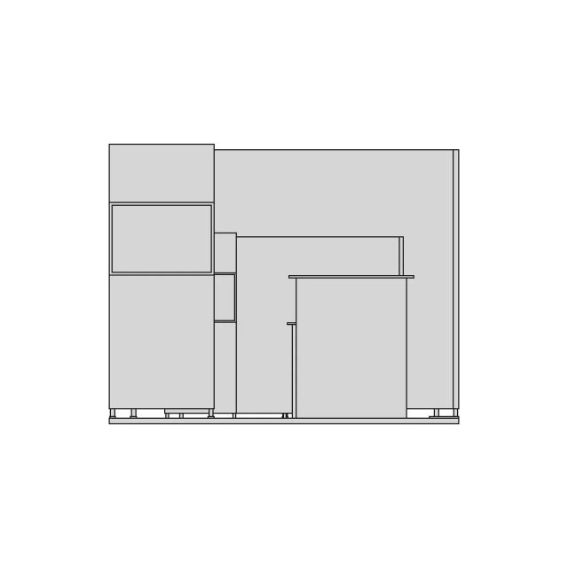 Basic Square Modular Exhibition Stand With Front Arch | 3D Engineering Design File