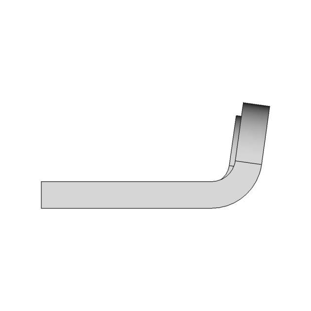 Saluran Belok | High-Quality CAD Model