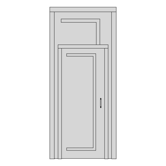 Rh_Door_3X7_Foot_Inside_House_Asm - Downloadable CAD Representation