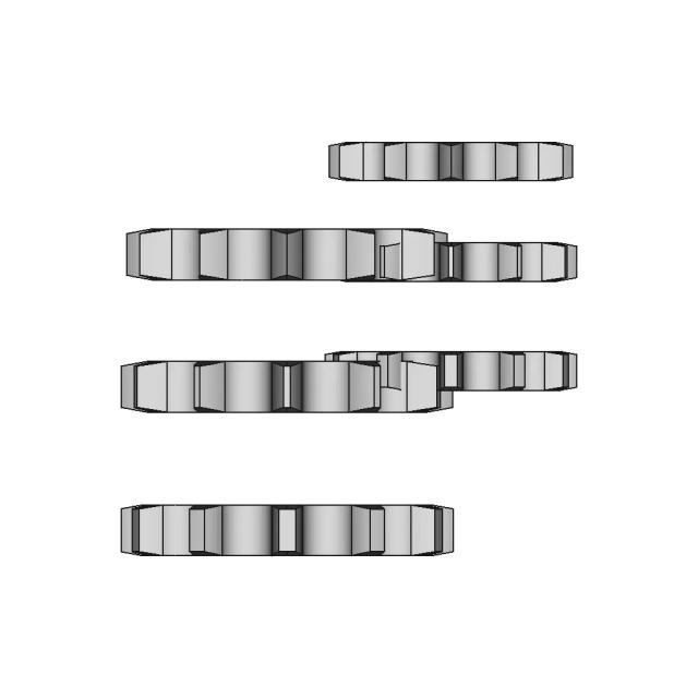 Sprocket Chain No40 Compare Angle - Downloadable CAD Representation